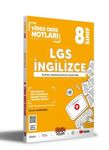 Benim Hocam Yayınları LGS 8. Sınıf İngilizce Video Ders Notları