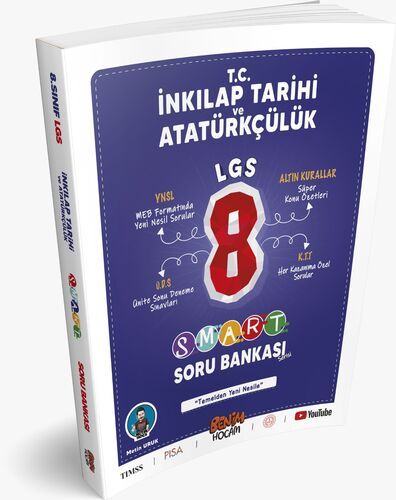 Benim Hocam Yayınları LGS 8. Sınıf Smart Serisi Tc. İnkılap Tarihi ve Atatürkçülük Soru Bankası