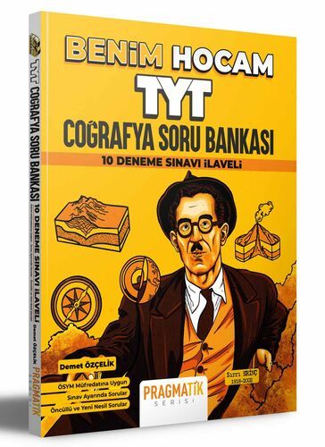 Benim Hocam Yayınları  TYT Coğrafya Soru Bankası 10 Deneme Sınavı İlaveli Pragmatik Serisi