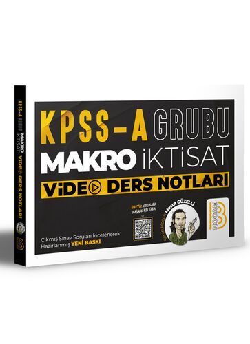 Benim Hocam Yayınları KPSS A Makro İktisat Video Ders Notları