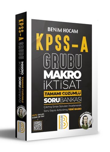 Benim Hocam Yayınları KPSS A Makro İktisat Tamamı Çözümlü Bankası