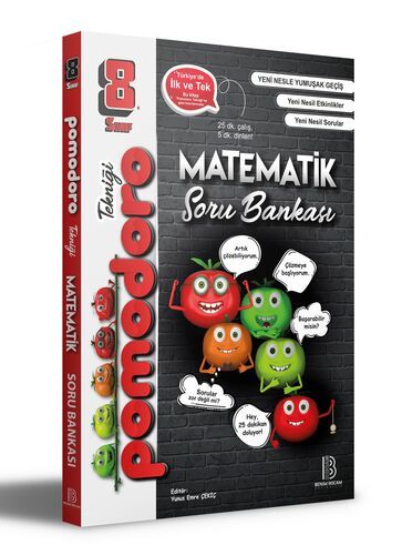 Benim Hocam Yayınları 8. Sınıf Pomodoro Matematik Soru Bankası