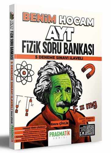 Benim Hocam Yayınları  AYT Fizik Soru Bankası 5 Deneme Sınavı İlaveli Pragmatik Serisi