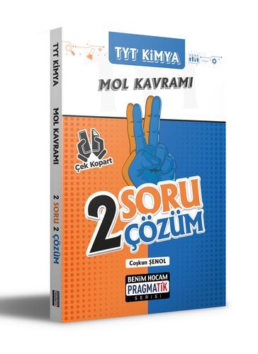 Benim Hocam Yayınları TYT Kimya Mol Kavramı 2 Soru 2 Çözüm Pragmatik Serisi