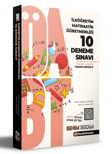 Benim Hocam Yayınları 2021 ÖABT İlköğretim Matematik Öğretmenliği Tamamı Çözümlü 10 Fasikül Deneme Sınavı