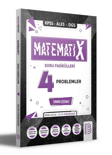 Benim Hocam Yayınları KPSS ALES DGS MatematiX Soru Fasikülleri 4