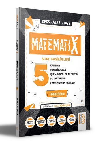 Benim Hocam Yayınları KPSS ALES DGS MatematiX Soru Fasikülleri 5