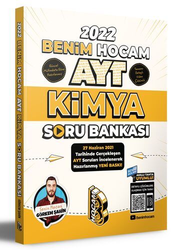 Benim Hocam Yayınları 2022 AYT Kimya Soru Bankası