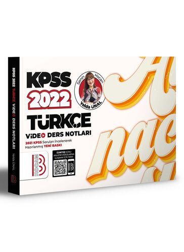 Benim Hocam Yayınları 2022 KPSS Türkçe Video Ders Notları