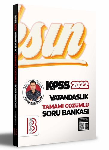 Benim Hocam Yayınları 2022 KPSS Vatandaşlık Tamamı Çözümlü Soru Bankası