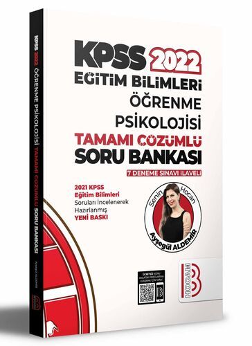 Benim Hocam Yayınları 2022 KPSS Eğitim Bilimleri Öğrenme Psikolojisi Tamamı Çözümlü Soru Bankası (7 Deneme İlaveli)