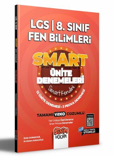 Benim Hocam Yayınları 2022 LGS 8. Sınıf Smart Fen Bilimleri Deneme Sınavları