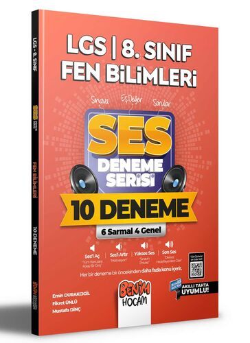 Benim Hocam Yayınları 2022 LGS 8.Sınıf Fen Bilimleri SES Deneme Serisi 10 Deneme