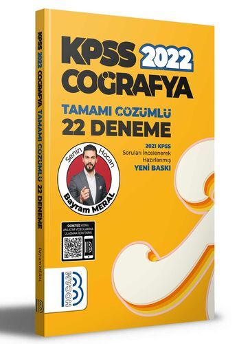 Benim Hocam Yayınları 2022 KPSS Coğrafya Tamamı Çözümlü 22 Deneme