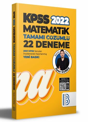 Benim Hocam Yayınları 2022 KPSS Matematik Tamamı Çözümlü 22 Deneme