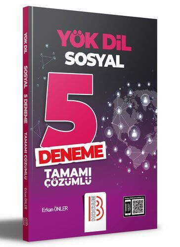 Benim Hocam Yayınları YÖKDİL Sosyal Tamamı Çözümlü 5 Deneme