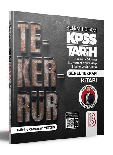 Benim Hocam Yayınları KPSS Tarih Genel Tekrar Kitabı