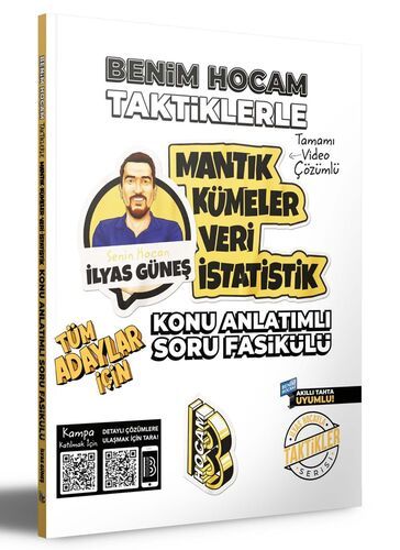 Benim Hocam Yayınları Tüm Adaylar İçin Taktiklerle Mantık Kümeler Veri İstatistik Konu Anlatımlı Soru Fasikülü