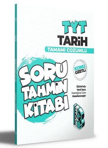 Benim Hocam Yayınları  TYT Tarih Konu Özetli ve Tamamı Çözümlü Soru Tahmin Kitabı