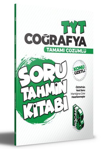 Benim Hocam Yayınları  TYT Coğrafya Konu Özetli ve Tamamı Çözümlü Soru Tahmin Kitabı