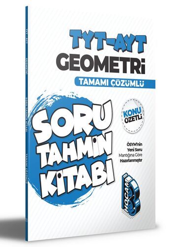 Benim Hocam Yayınları  TYT-AYT Geometri Konu Özetli ve Tamamı Çözümlü Soru Tahmin Kitabı