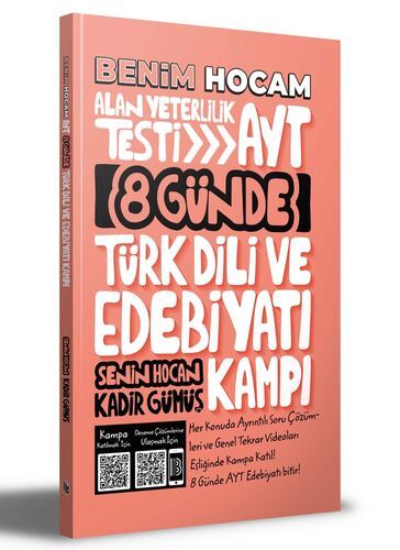 Benim Hocam Yayınları AYT 8 Günde Türk Dili ve Edebiyatı Kampı