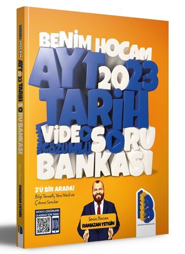 Benim Hocam Yayınları 2023 AYT Tarih Tamamı Video Çözümlü Soru Bankası