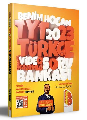 Benim Hocam Yayınları 2023 TYT Türkçe Tamamı Video Çözümlü Soru Bankası