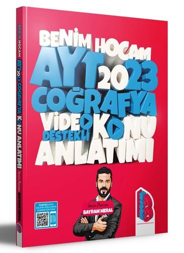 Benim Hocam Yayınları 2023 AYT Coğrafya Video Destekli Konu Anlatımı