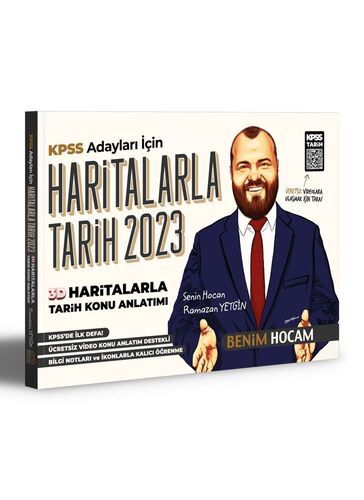 Benim Hocam Yayınları 2023 KPSS 3D Haritalarla Tarih Konu Anlatımı