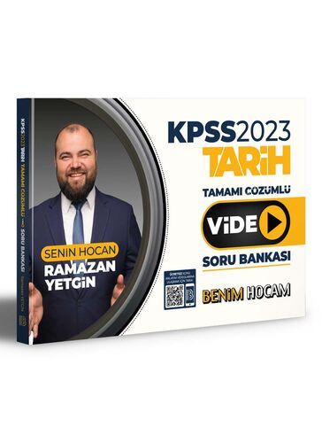 Benim Hocam Yayınları 2023 KPSS Tarih VİDEO Tamamı Çözümlü Soru Bankası