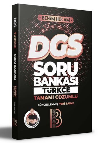 Benim Hocam Yayınları 2023 DGS Türkçe Tamamı Çözümlü Soru Bankası