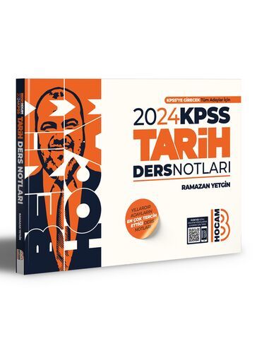 Benim Hocam Yayınları 2024 KPSS Tarih Ders Notları