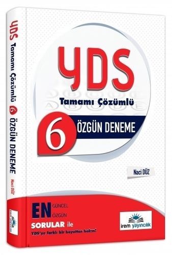 İrem YDS 6 Deneme Sınavı Çözümlü İrem Yayınları