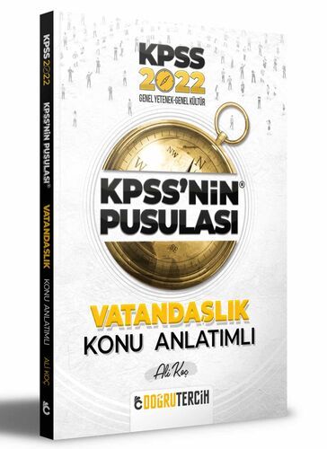 Doğru Tercih Yayınları 2022 KPSS'NİN Pusulası Anayasa Konu Anlatımı