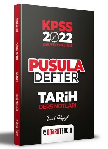 Doğru Tercih Yayınları 2022 KPSS Tarih Pusula Defter Ders Notları