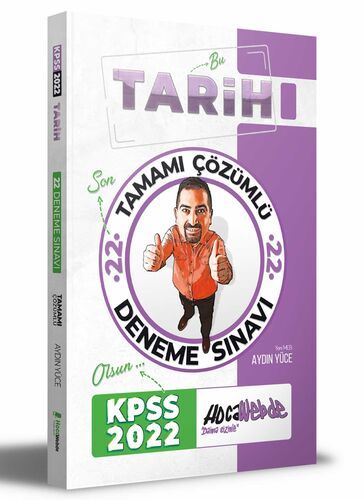 Hocawebde 2022 KPSS Tarih Tamamı Çözümlü 22 Deneme