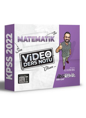 HocaWebde Yayınları 2022 KPSS Matematik Video Ders Notu