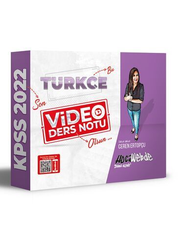 HocaWebde Yayınları 2022 KPSS Türkçe Video Ders Notu