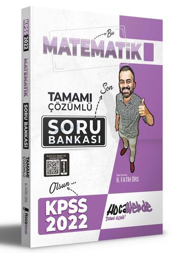 HocaWebde Yayınları 2022 KPSS Matematik Tamamı Çözümlü Soru Bankası