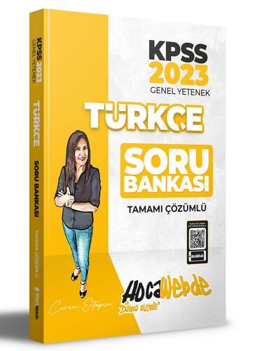 HocaWebde Yayınları 2023 KPSS Türkçe Tamamı Çözümlü Soru Bankası