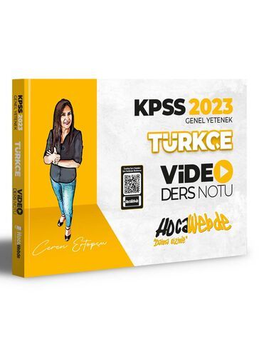 HocaWebde Yayınları 2023 KPSS Türkçe Video Ders Notu