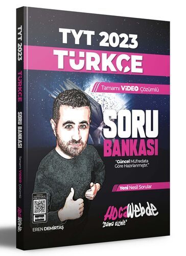 HocaWebde Yayınları 2023 TYT Türkçe Tamamı Video Çözümlü Soru Bankası