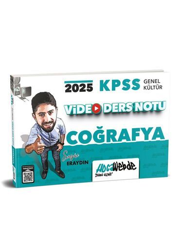 HocaWebde Yayınları 2025 KPSS GK Coğrafya Video Ders Notu