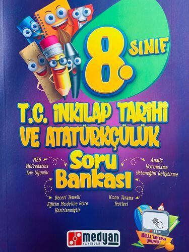 MEDYAN YAYINLARI 8. SINIF T.C. İNKİLAP TARİHİ VE ATATÜRKÇÜLÜK SORU BANKASI