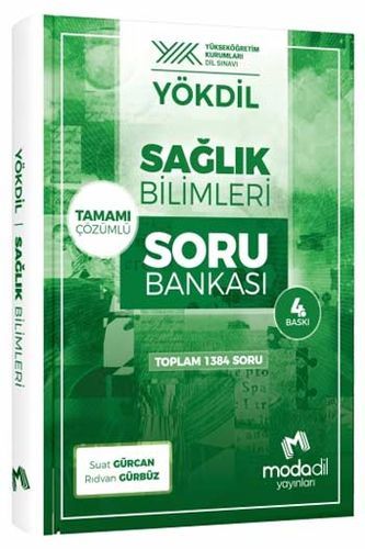 Modadil Yayınları YÖKDİL Sağlık Bilimleri Tamamı Çözümlü Soru Bankası