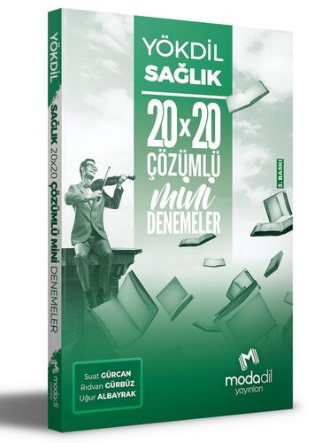 Modadil Yayınları YÖKDİL Sağlık Bilimleri 20x20 Mini Denemeler