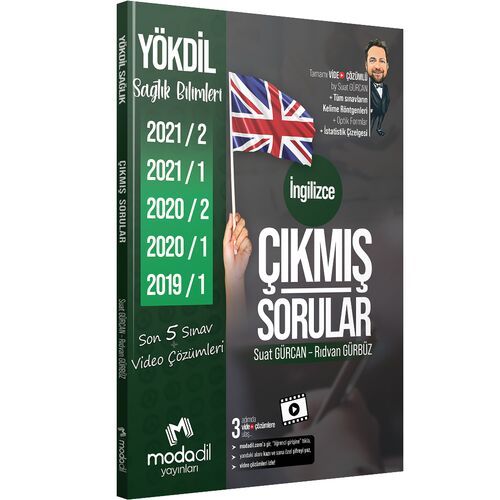 Modadil Yayınları YÖKDİL SAĞLIK Çıkmış Sorular Tamamı Video Çözümlü