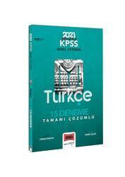 Yargı Yayınları 2023 KPSS Genel Yetenek Hedef IYI Serisi Türkçe Tamamı Çözümlü 15 Deneme