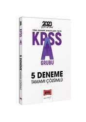 Yargı Yayınları 2023 KPSS A Grubu Tüm Dersler Tamamı Çözümlü 5 Deneme Sınavı